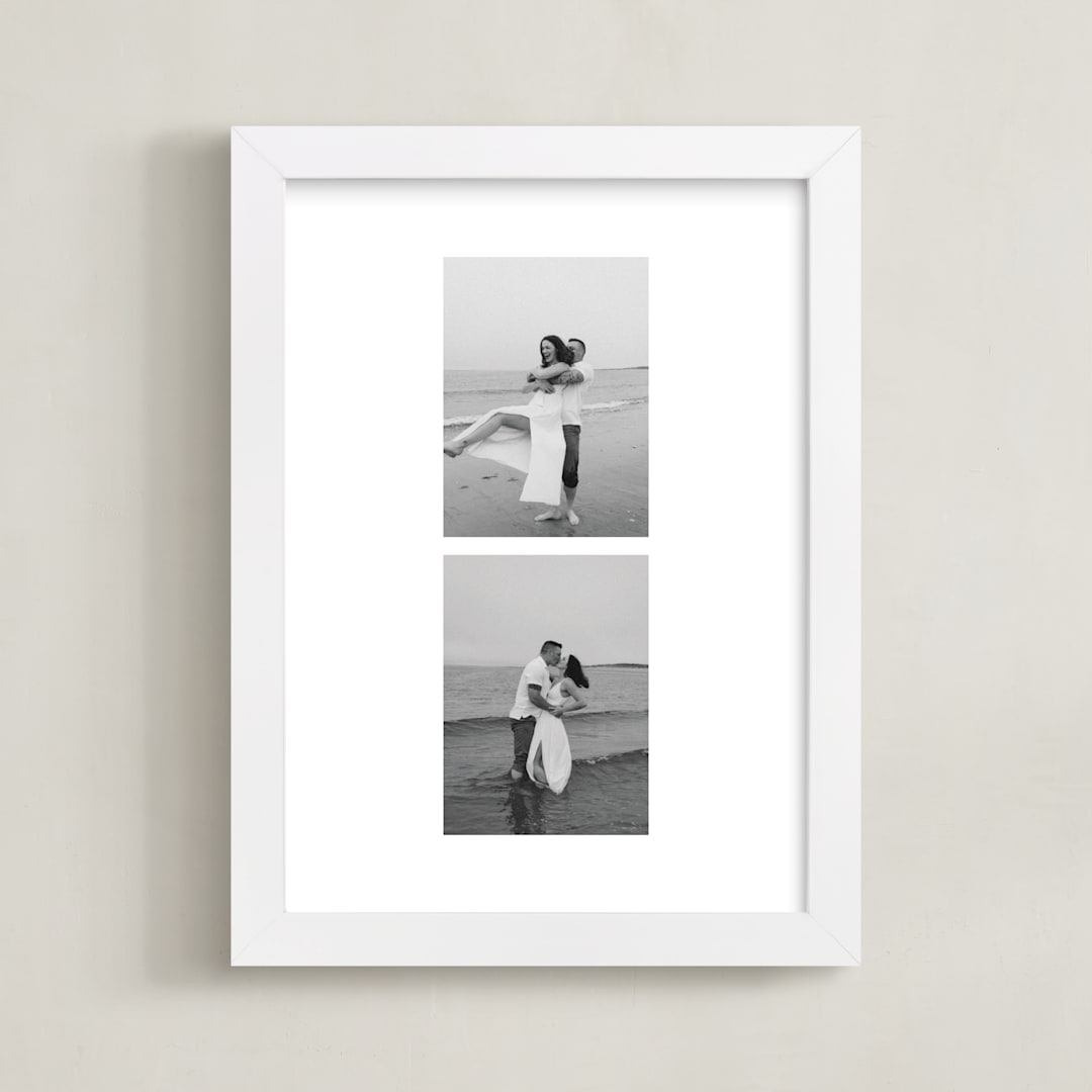 "Moments" - Framed Photo in Snow by Cass Loh - Framed