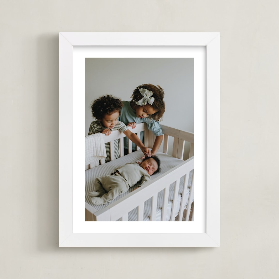 "The Big Picture: Mother's Day Framed Photo" - Framed Photo in White by Minted - Framed