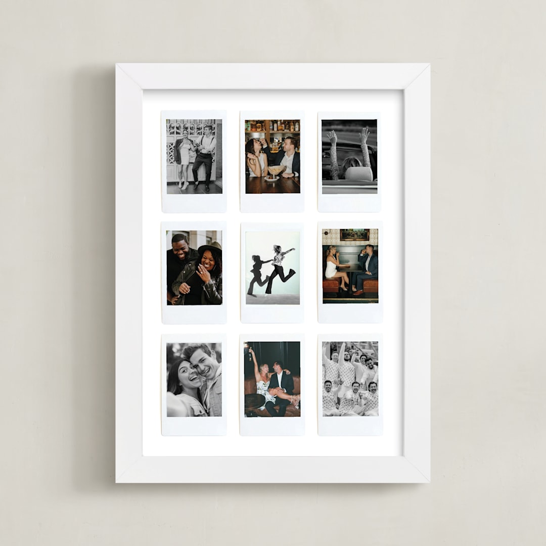 "Nine Photo: Portrait Framed Photo" - Framed Photo in Cloud by Olivia Kanaley Inman - Framed
