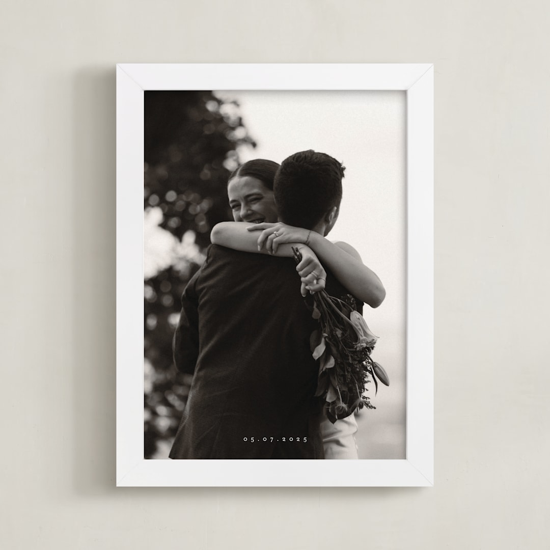 "Overlay: Portrait" - Framed Photo in Ivory by Pippa Shaw - Framed