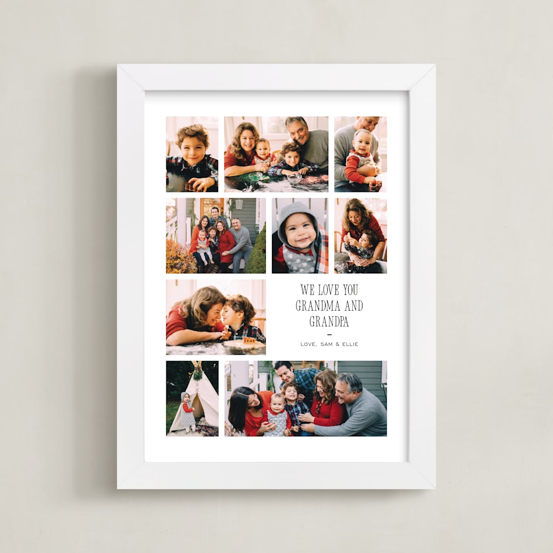 "Nine Photo: Portrait Framed Photo" - Framed Photo in White by Leia Matt - Framed