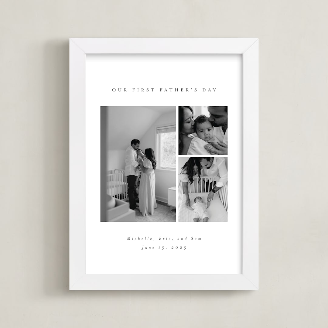 "Family Gallery: Portrait Framed Photo" - Framed Photo in Snow by Emily Sabol Goss - Framed