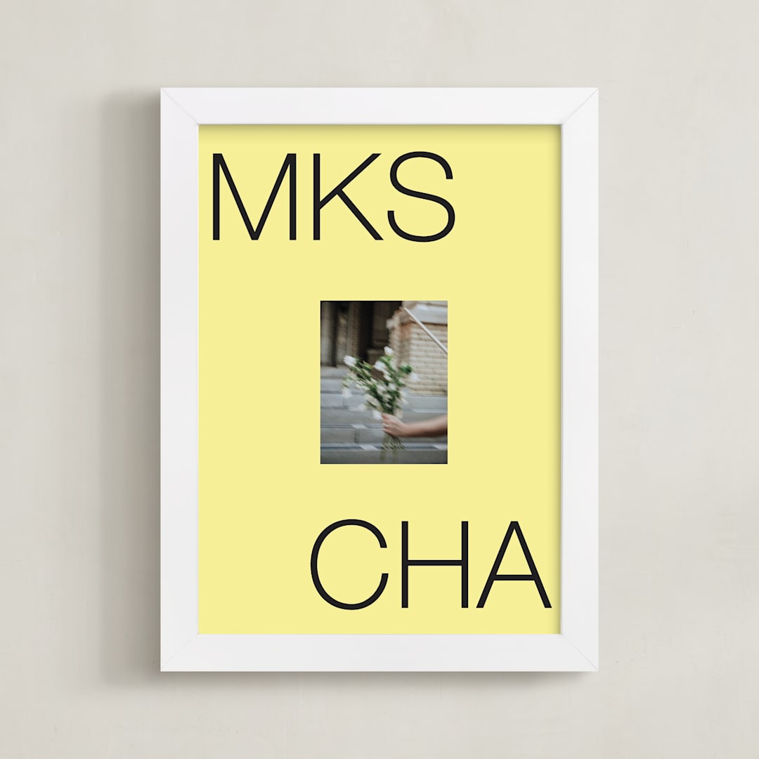 "Contemporary Color: Framed Photo" - Framed Photo in Sunshine by Minted - Framed