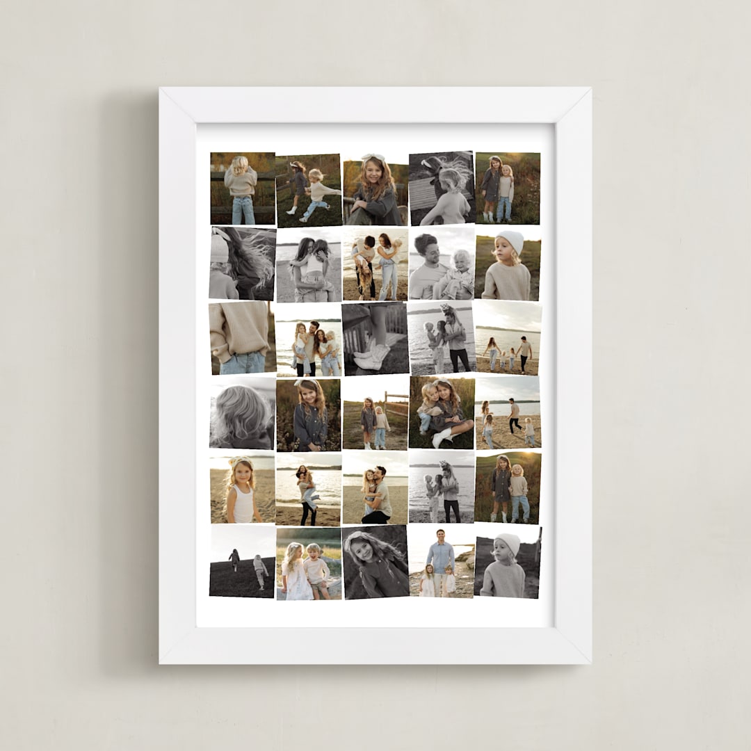 "Thirty Love" - Framed Photo in Vanilla by Inkblot Design - Framed