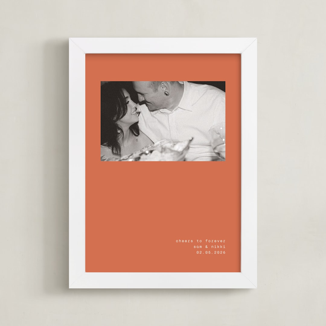 "Written" - Framed Photo in Sunrise by Blustery August - Framed