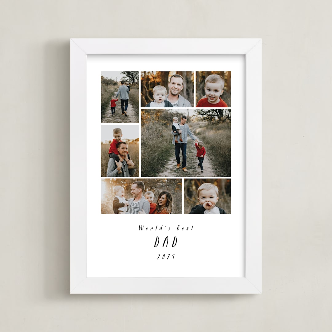 "Seven Photo: Portrait Framed Photo" - Framed Photo in Snow by Lori Wemple - Framed