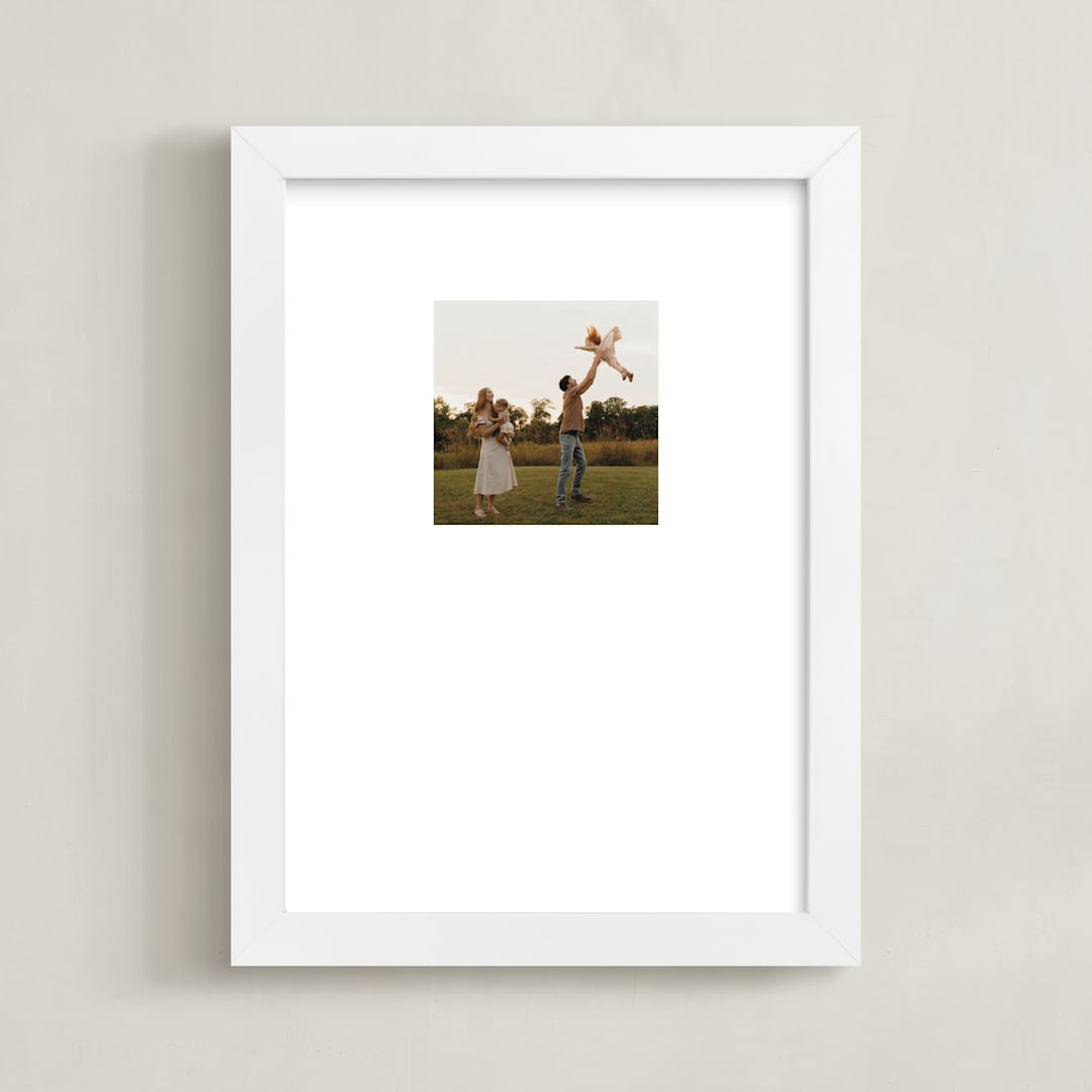 "Modern Snap: Framed Photo " - Framed Photo in White by Minted - Framed