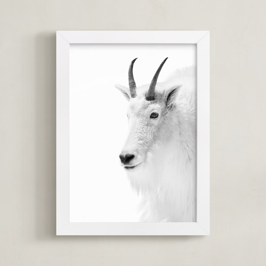 "Fierce" - Art Print in Mountain Granite by Jamie Lollback - Framed