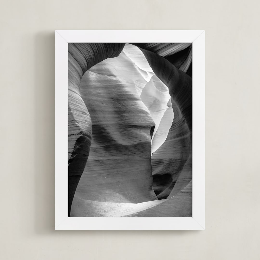 "resiste" - Art Print in Black & White by Kamala Nahas - Framed