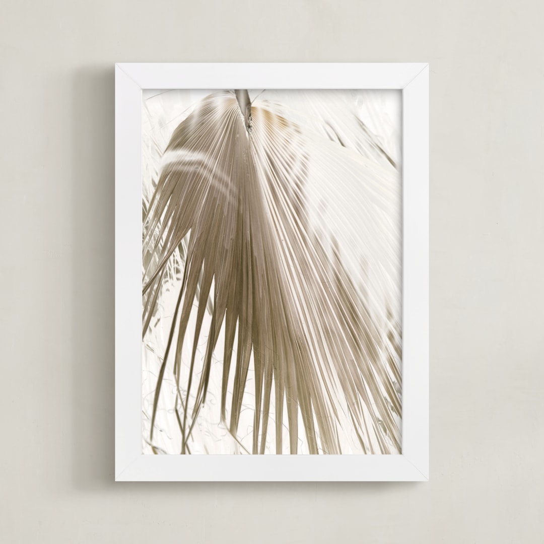 "Vanilla Palm" - Art Print in Day by Owl and Toad - Framed