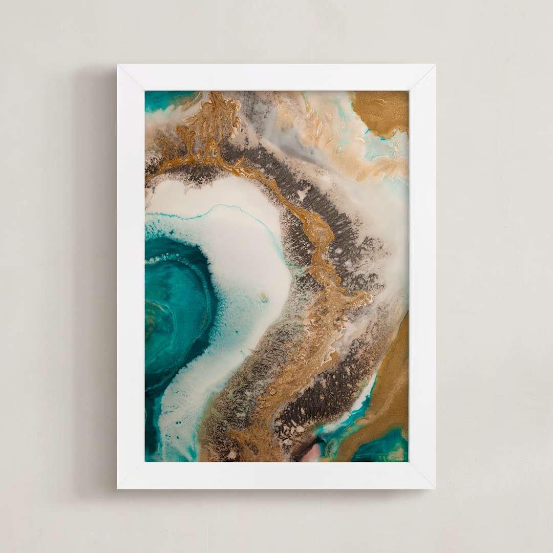 "Collide" - Art Print in Collide by Debi Perkins - Framed