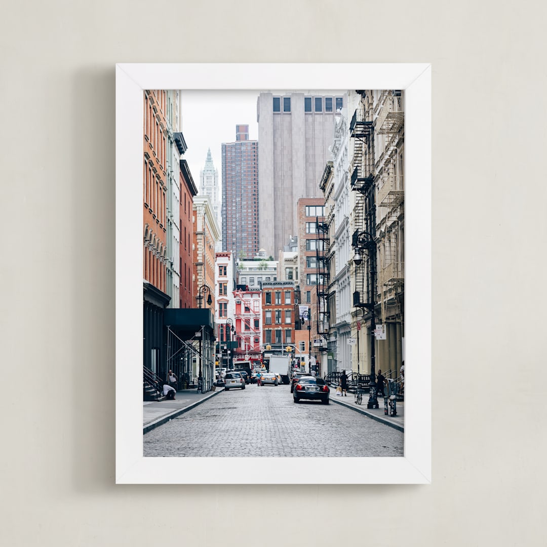 "SoHo" - Art Print in Multi by Kaitlin Rebesco - Framed