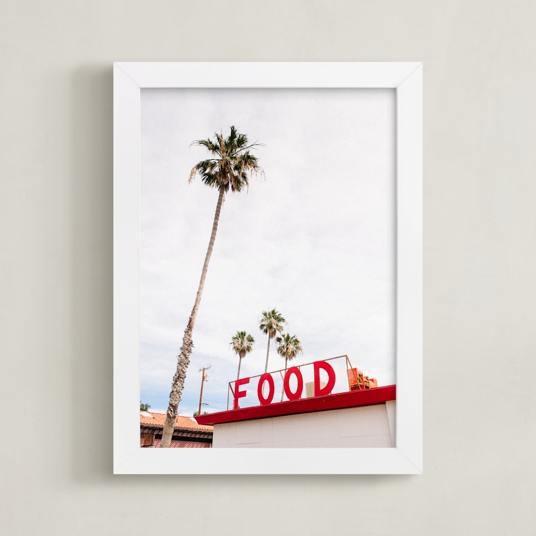 "Zuma Beach Malibu No. 7" - Art Print in Color by Kamala Nahas - Framed