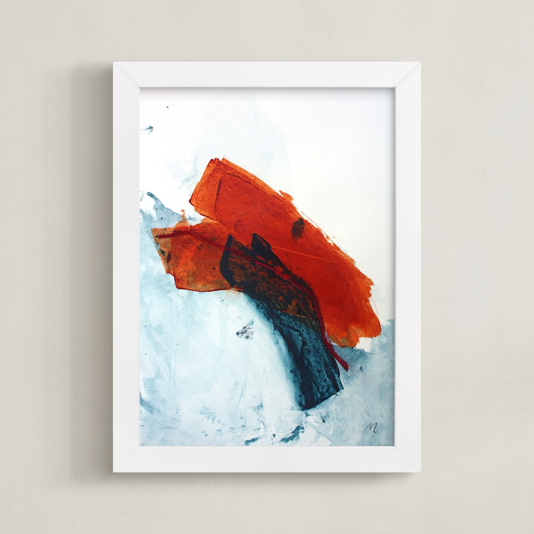 "Jazz On The Radio" - Art Print in Dark by Melissa McGill - Framed