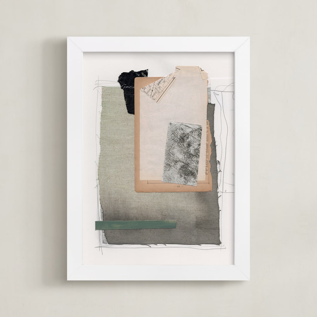 "Yesterday" - Art Print in Neutral by Lorent and Leif - Framed