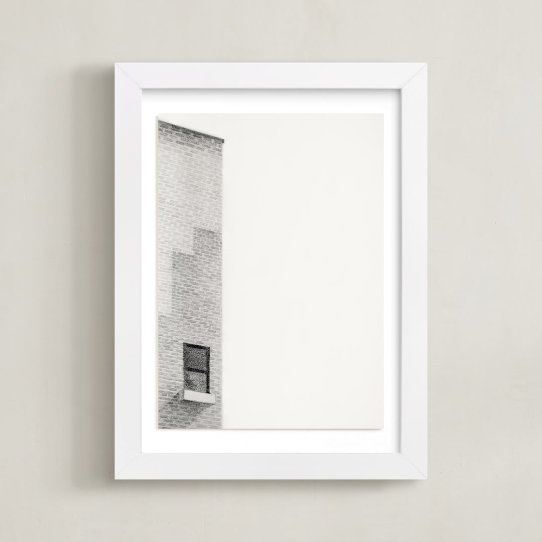 "Chelsea 01" - Art Print in Graphite Silver by jinseikou - Framed