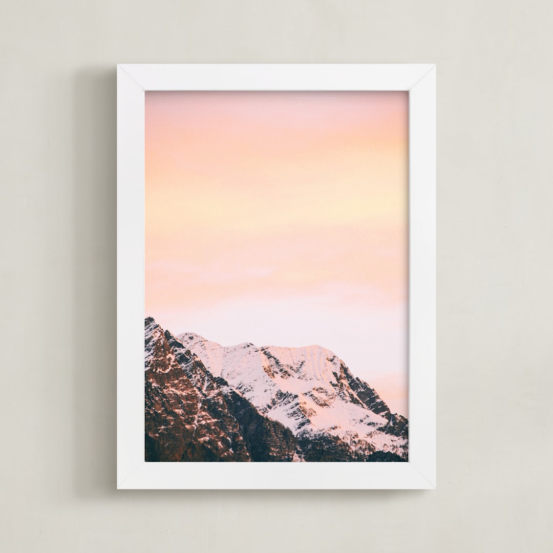 "Ombre Sky" - Art Print in ombre by lulu and isabelle - Framed