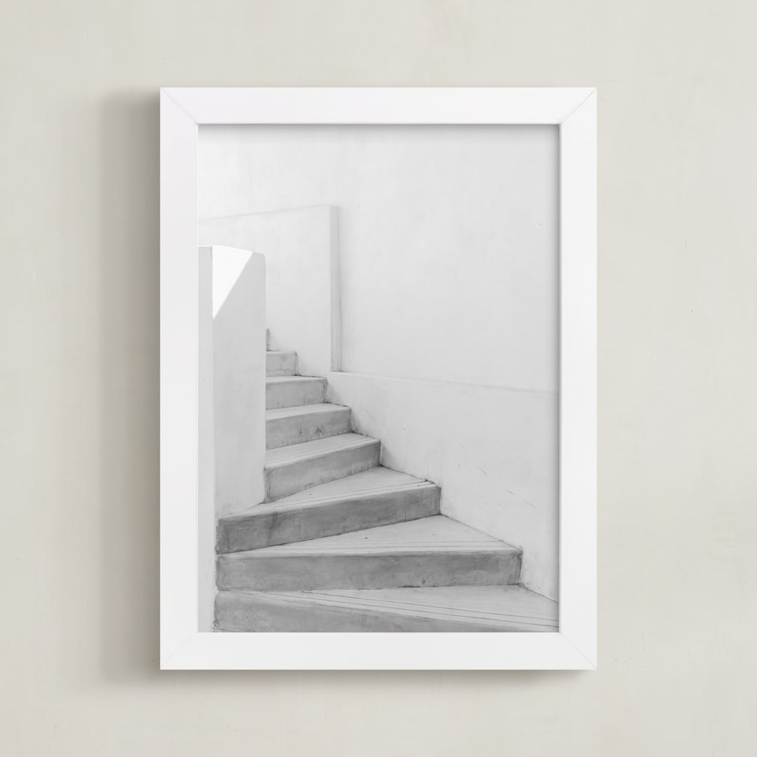 "Todos Santos III" - Art Print in White by Lindsay Ferraris Photography - Framed