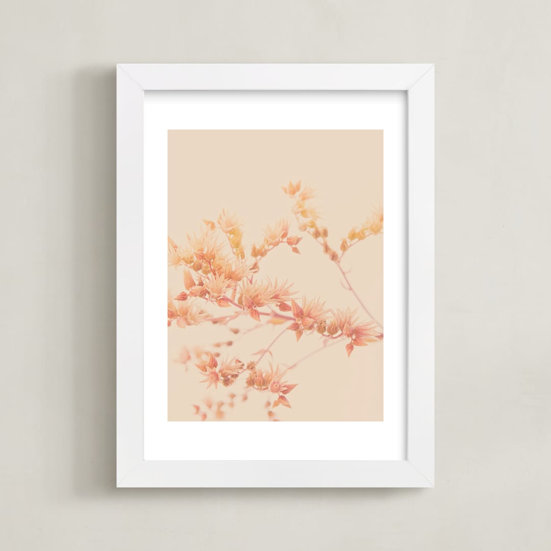 "Amore I" - Art Print in Blush Pink by Shawna Urban - Framed