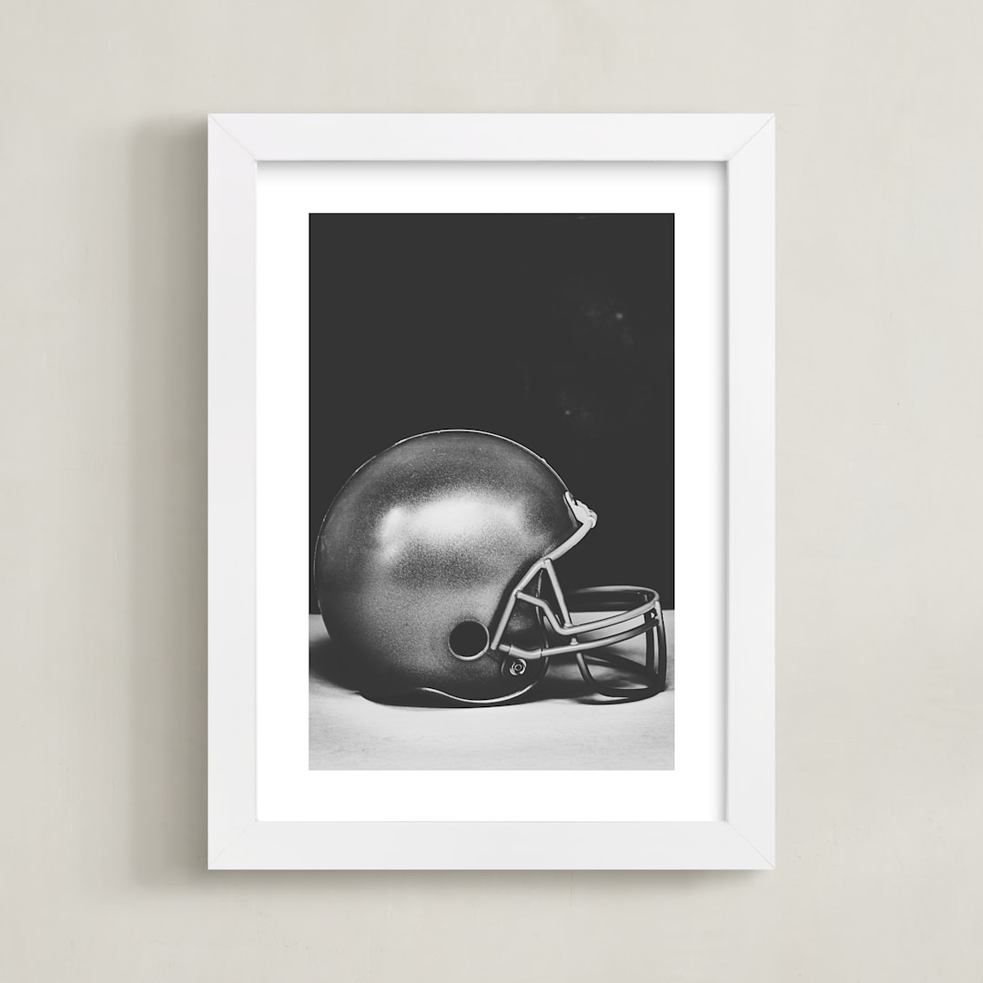 "armour" - Art Print in steel grey by Alicia Abla - Framed