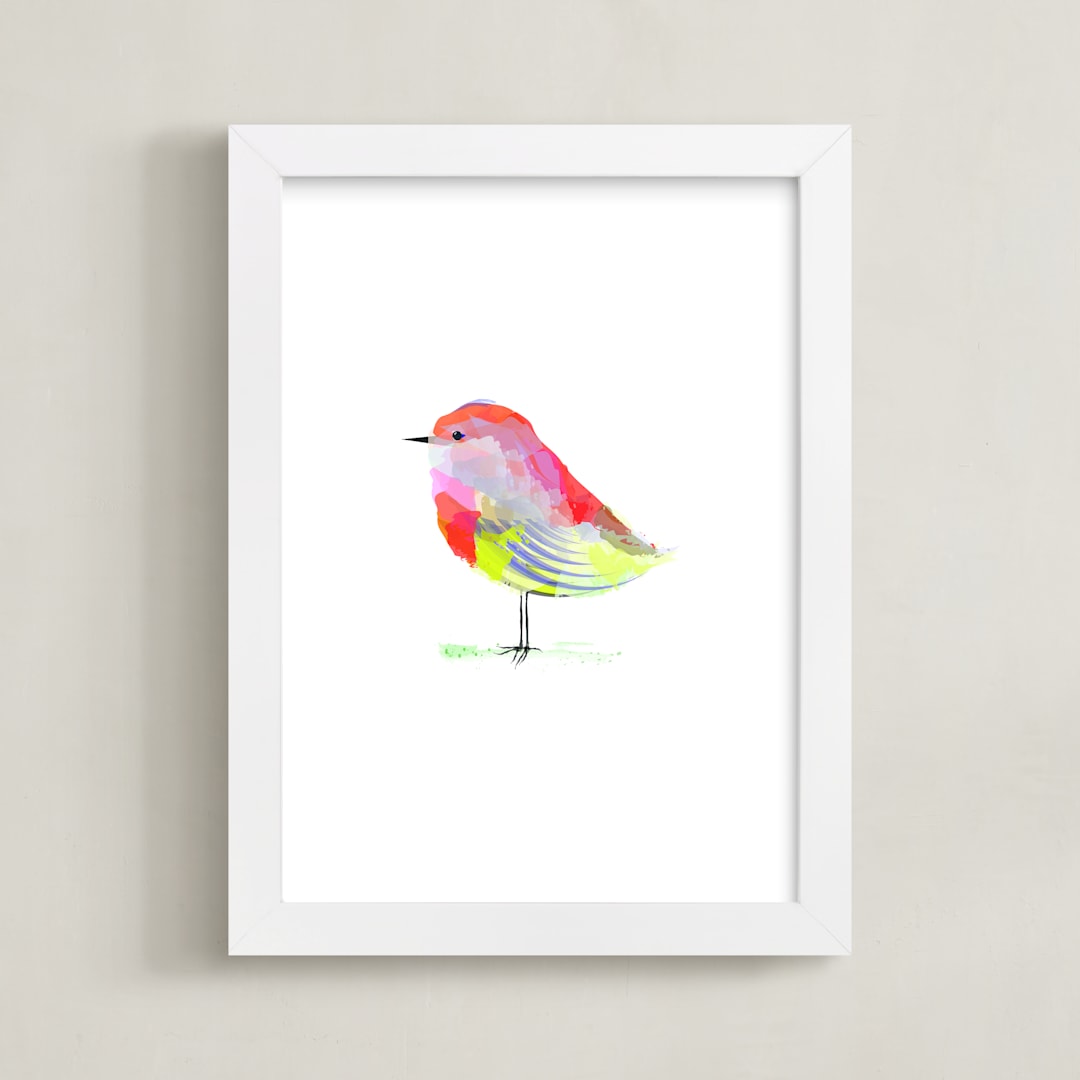 "Starburst" - Art Print in Warm Sunshine by Sara Shashani - Framed
