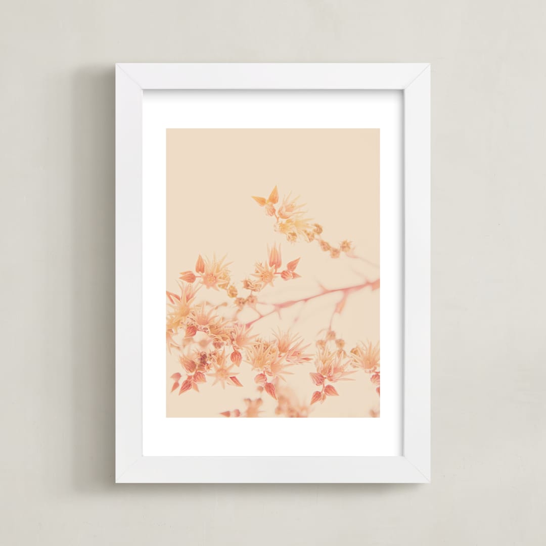 "Amore II" - Art Print in Blush Pink by Shawna Urban - Framed