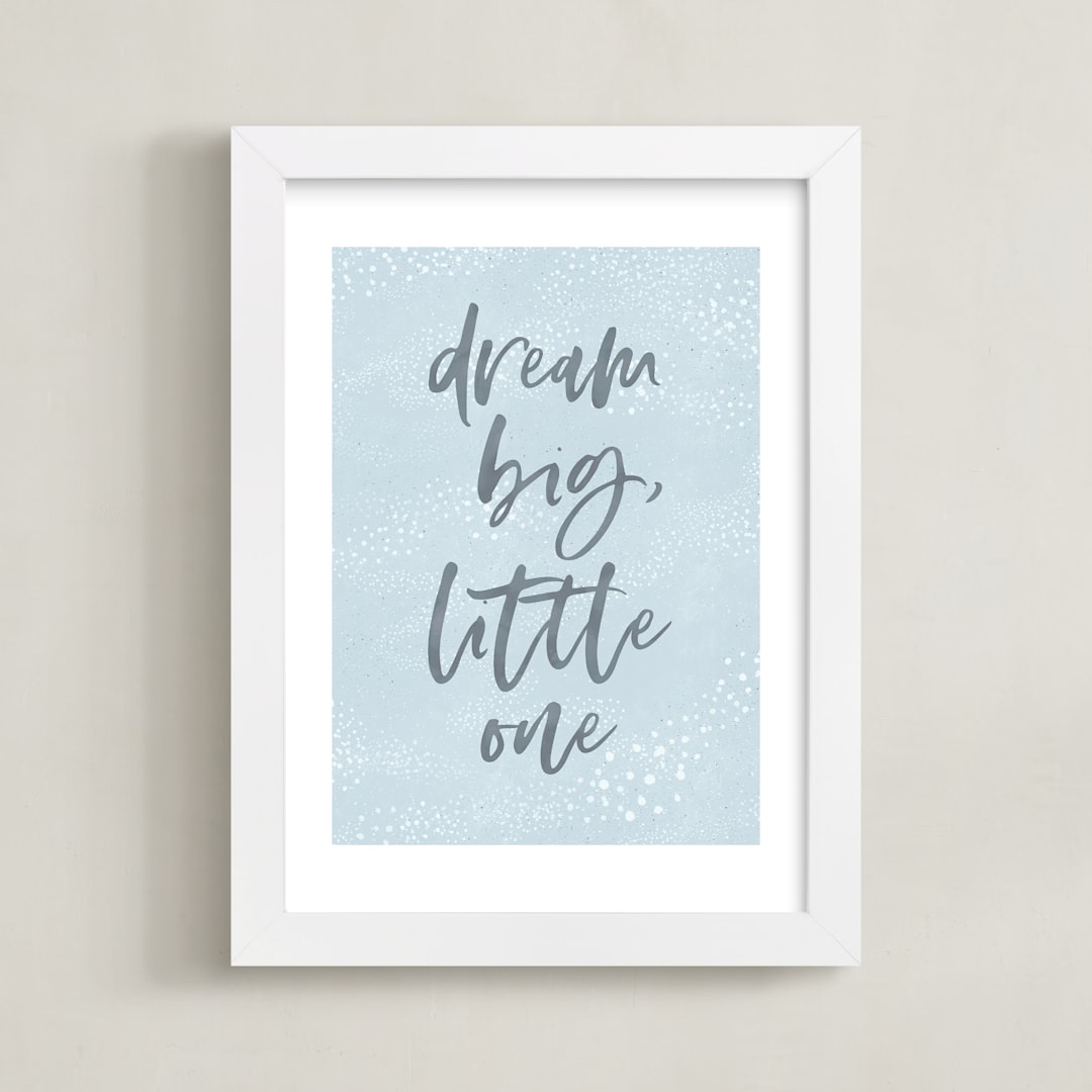 "Starry Dreams" - Art Print in Dreams by Ink Moth Creative - Framed