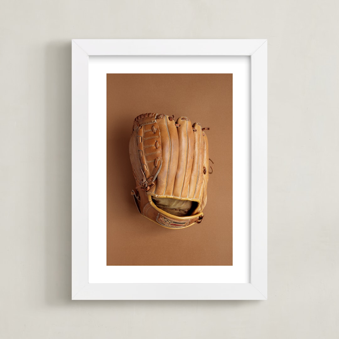 "Ready to Win 2" - Art Print in Brown by Paola Benenati - Framed