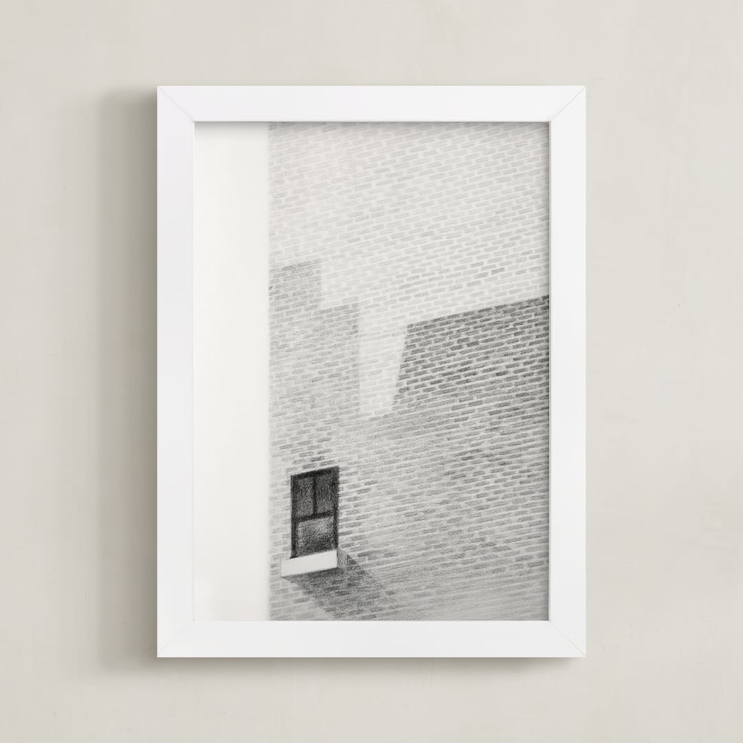 "Chelsea 03" - Art Print in Chelsea Grey by jinseikou - Framed