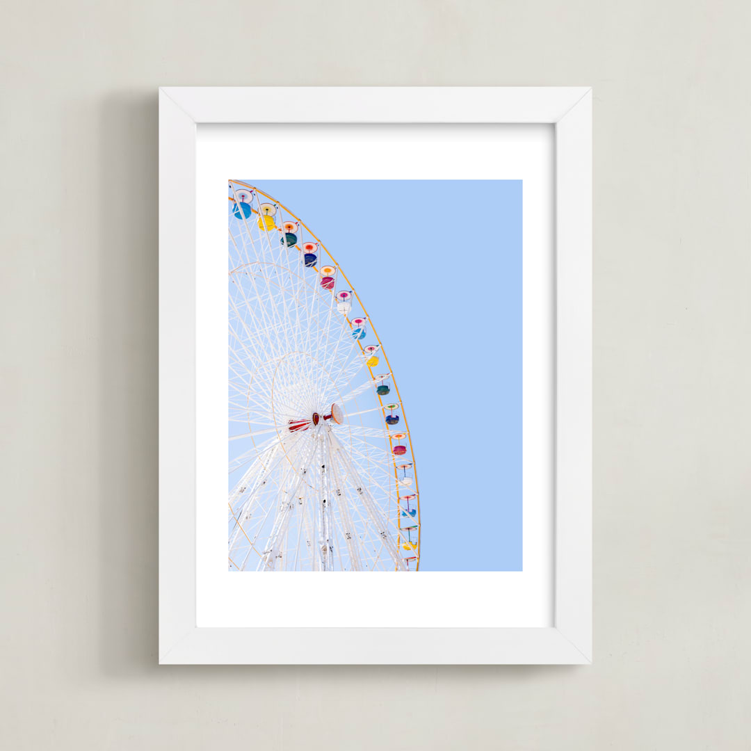 "Colors in the Sky" - Art Print in Sky by Paola Benenati - Framed