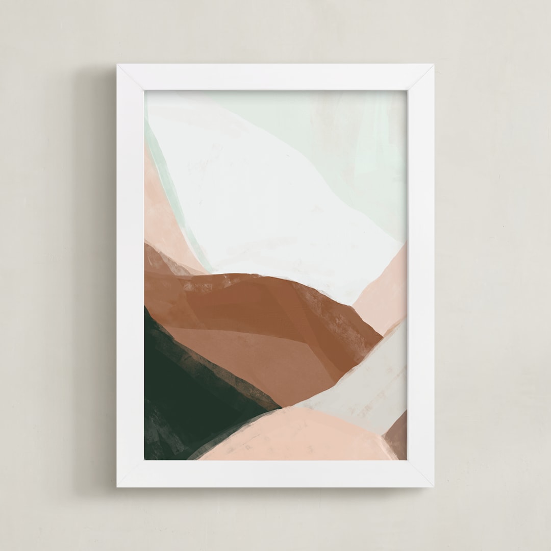 "Exposed 2" - Art Print in Forest by Melanie Severin - Framed