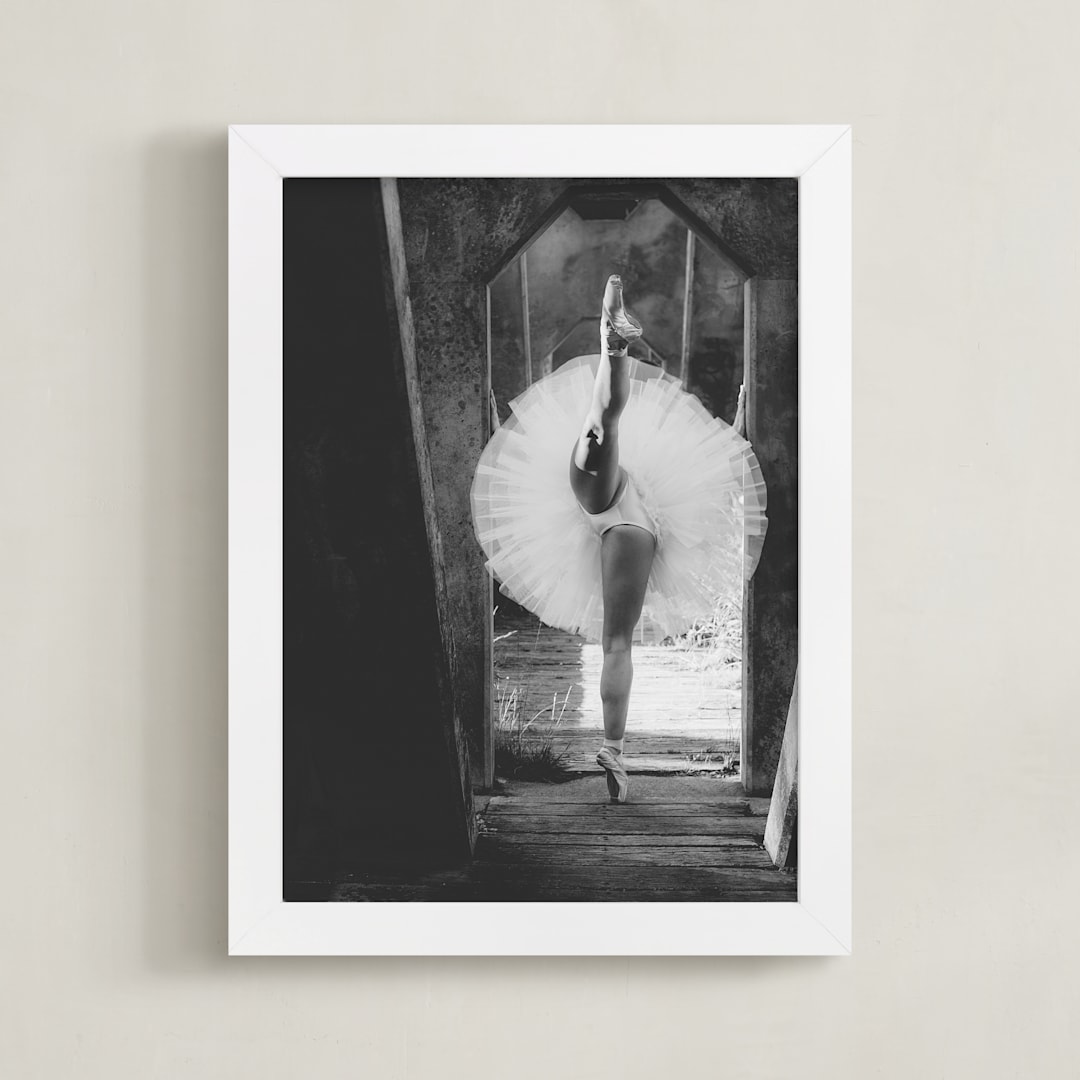 "Perfect Penche" - Art Print in Smoke Grey by Hollie Renner Photography - Framed