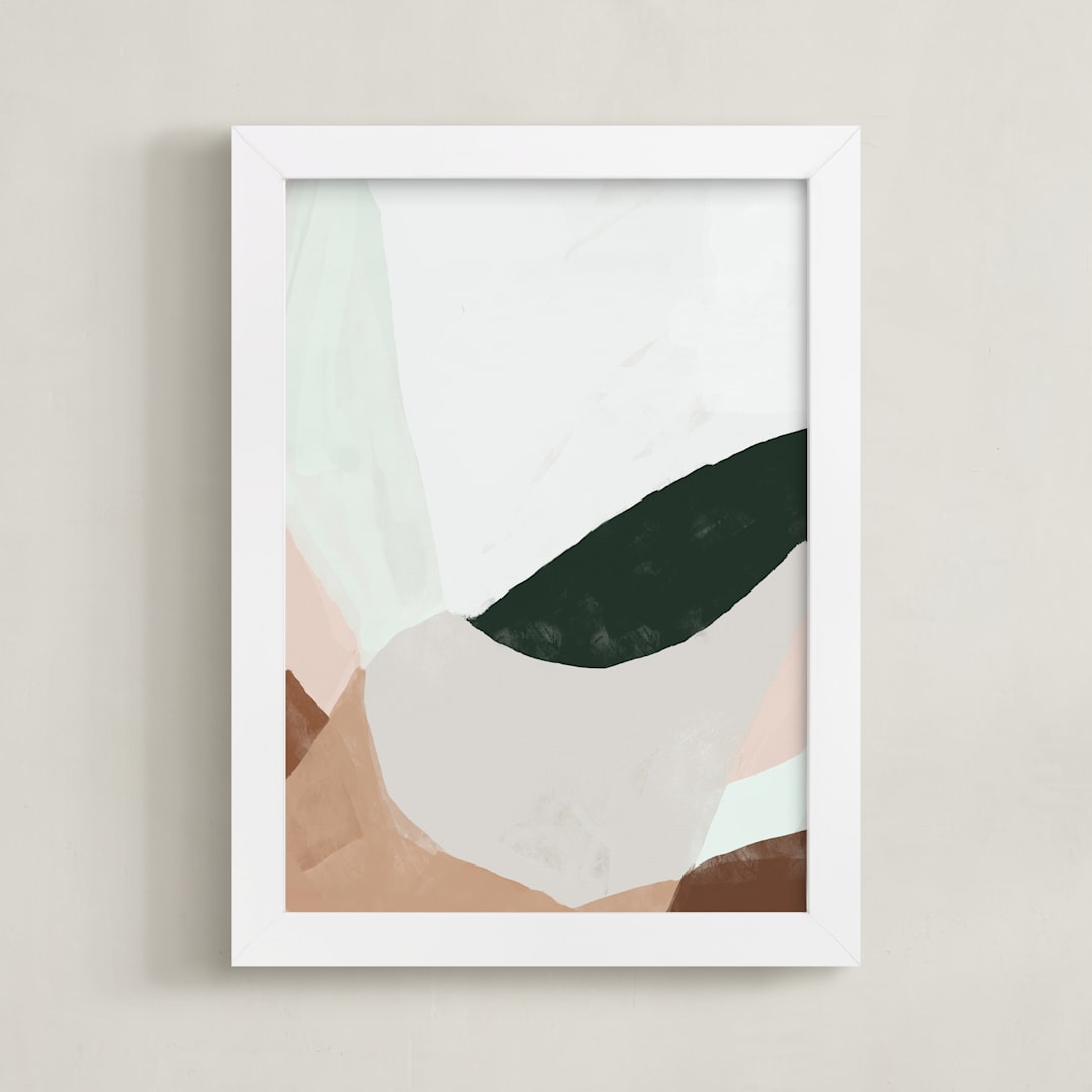 "Exposed 1" - Art Print in Forest by Melanie Severin - Framed