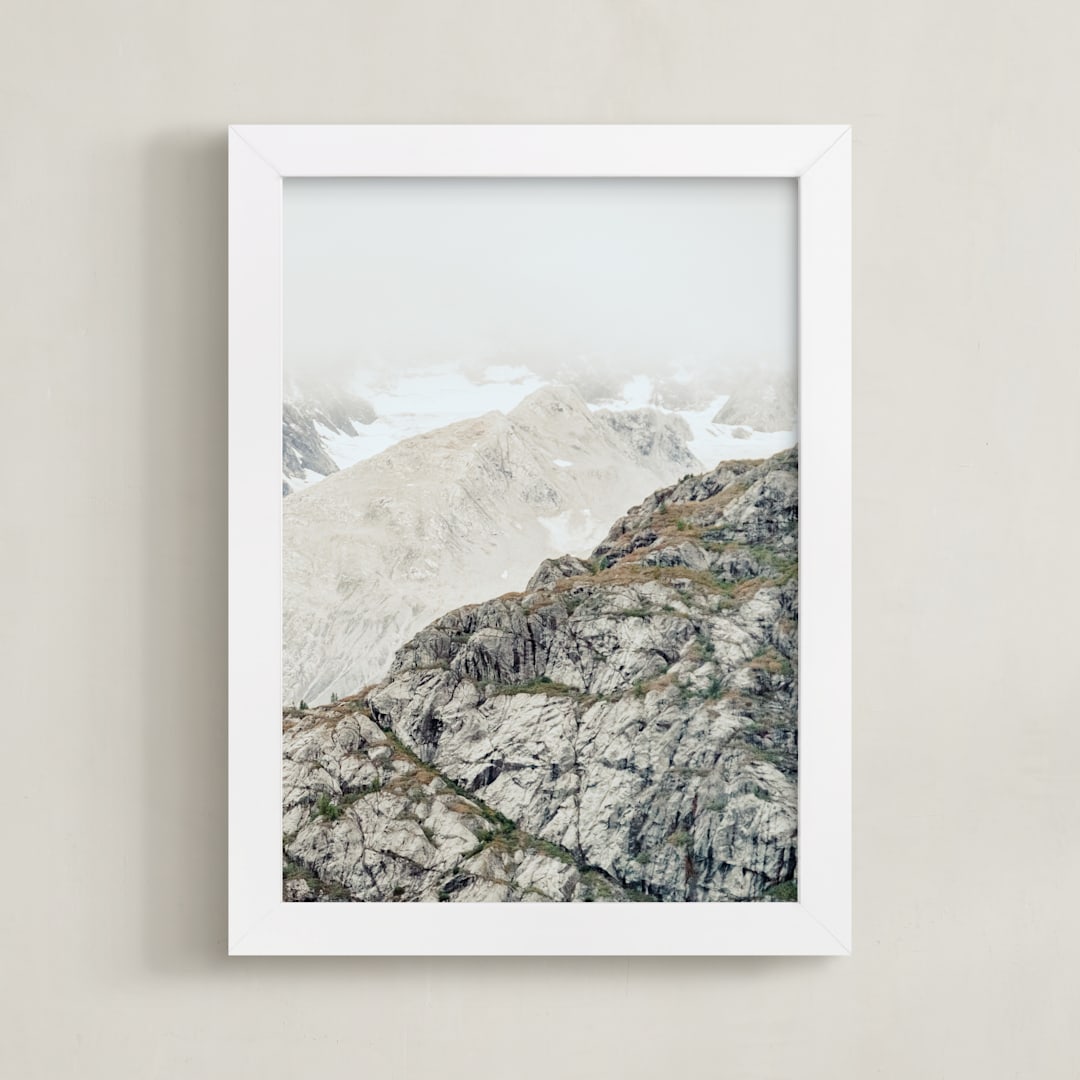 "Genesis No. 2" - Art Print in Camel by Courtney Crane - Framed