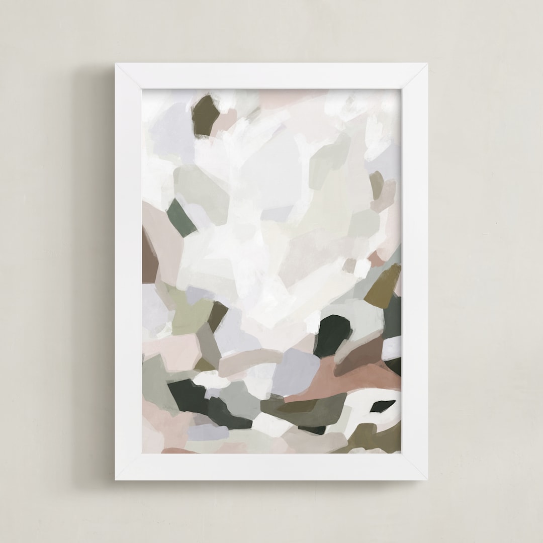 "Avery's Walk" - Art Print in Forest by Melanie Severin - Framed