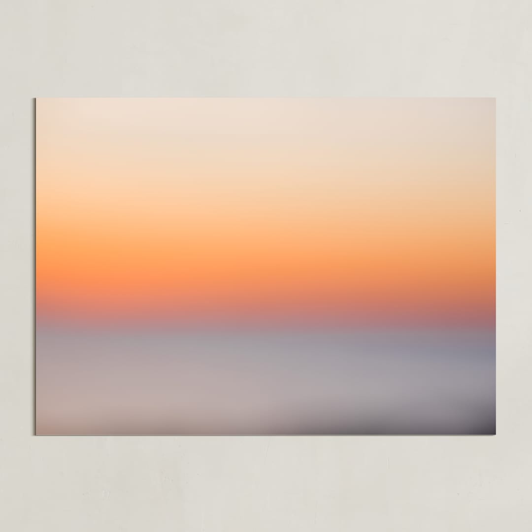 "Summer Sunset II" - Art Print in Blush by Helen Makadia - Unframed