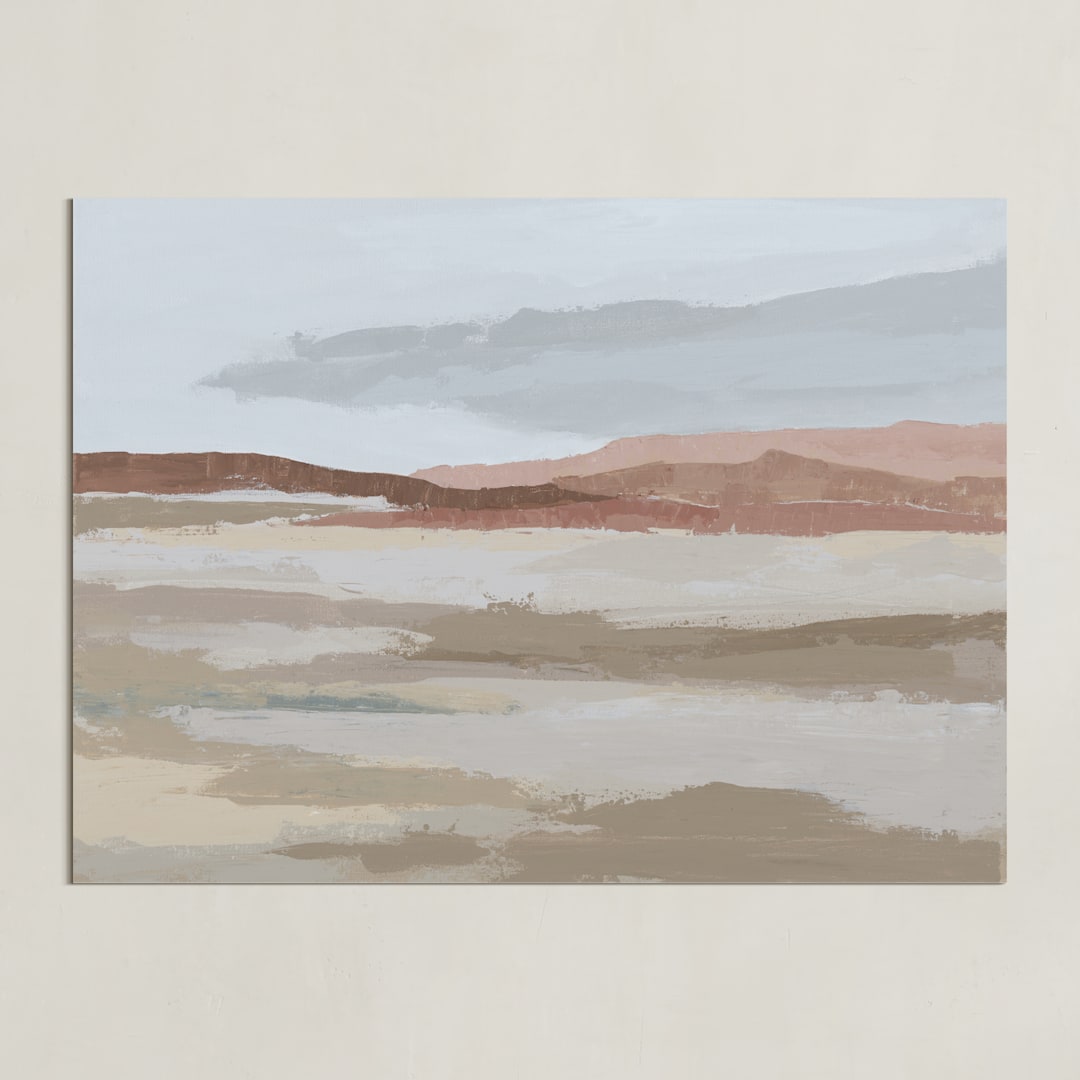 "Blushing Expanse" - Art Print in Expanse by Kati Ramer - Unframed