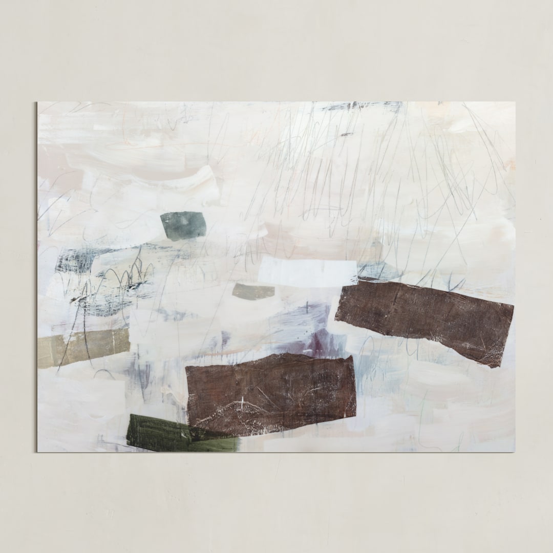 "Pet Names" - Art Print in Mink by Jennifer Daily - Unframed