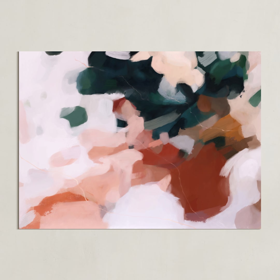 "Otonio" - Art Print in Burnt Umber by Parima Studio - Unframed