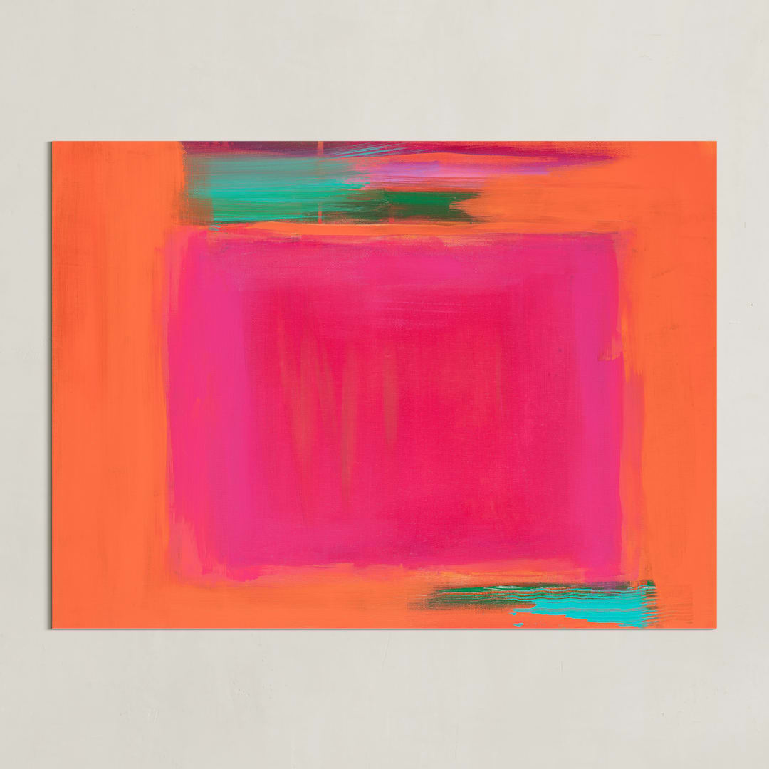 "Caliente" - Art Print in White by Amy Gray - Unframed