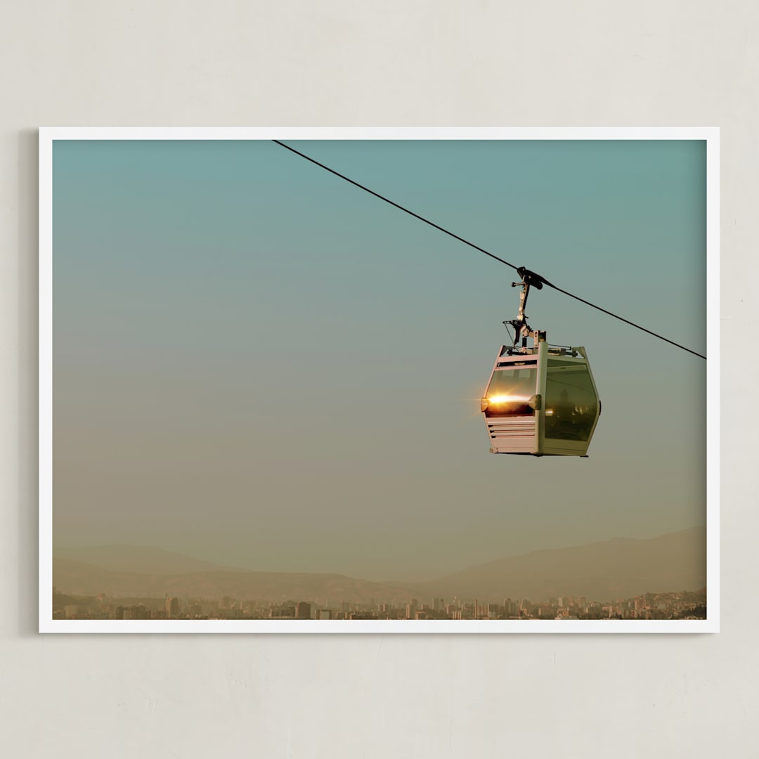 "Towards the sun" - Art Print in Sky by Igor - Framed