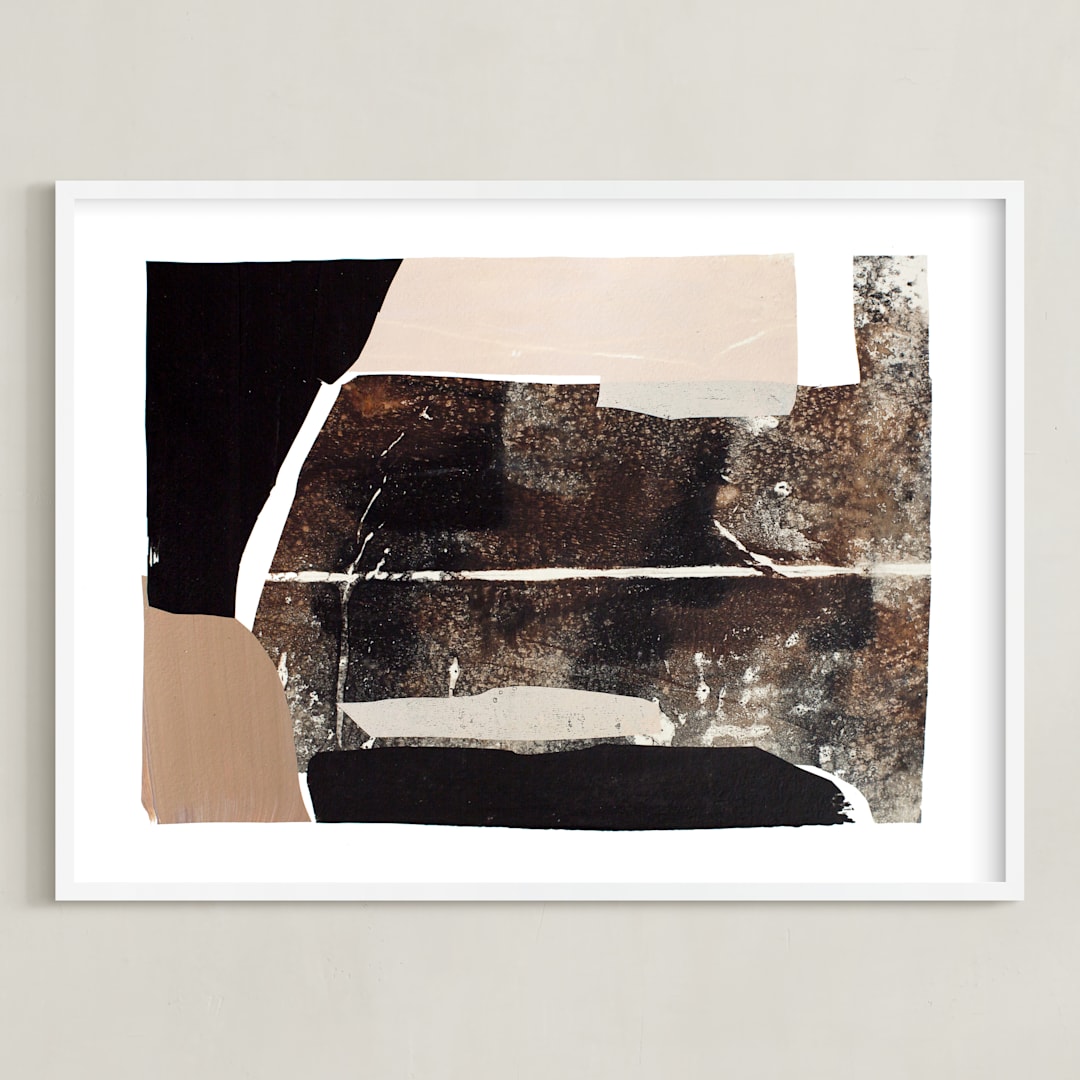 "Agate 1" - Art Print in Agate by Jennifer Daily - Framed