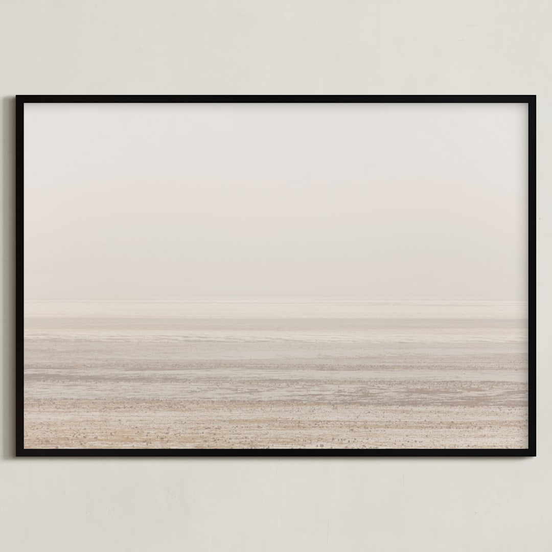 "Patagonian Winter" - Art Print in Patagonian White by Daniel Fox - Framed
