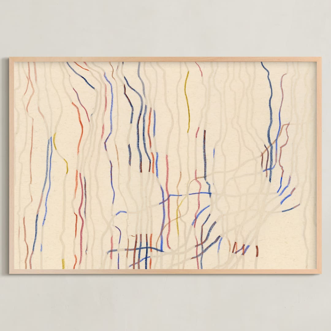 "Twine" - Art Print in Paper by Sumak Studio - Framed
