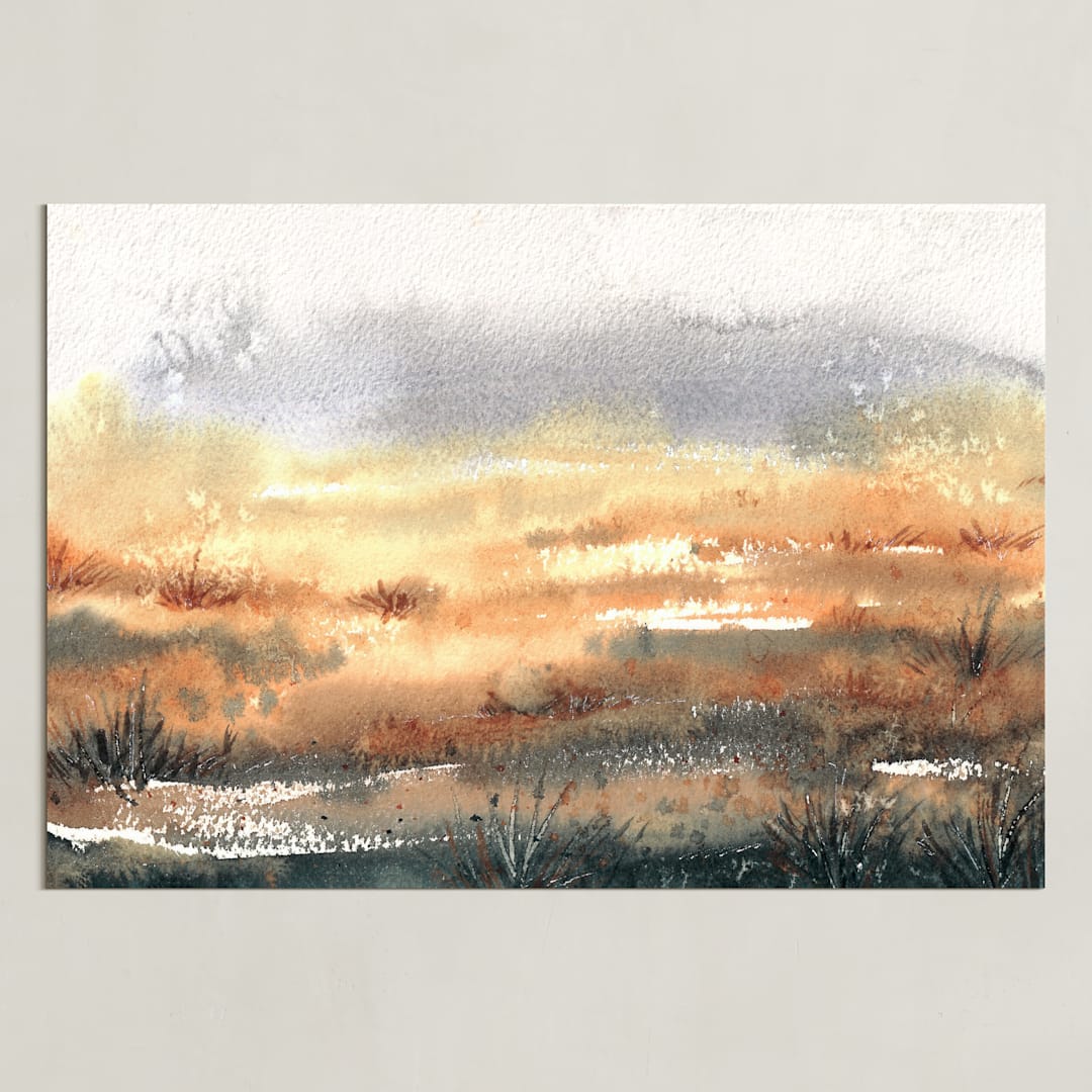 "Dance to Your Own Intuition" - Art Print in Earthy Brown by Samantha Tang - Unframed
