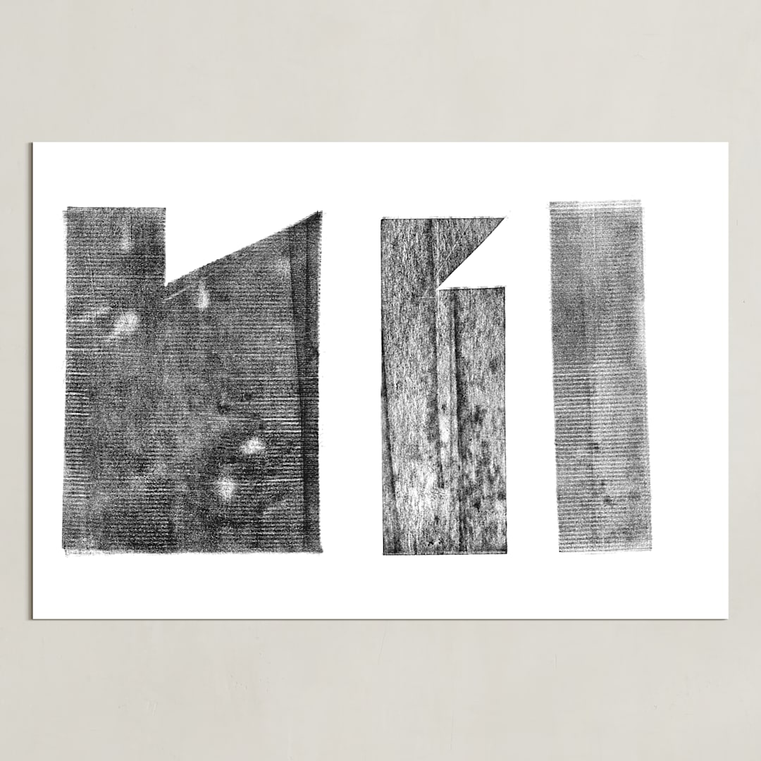 "When We Were Hidden II" - Art Print in Ink by Akweley Creative - Unframed