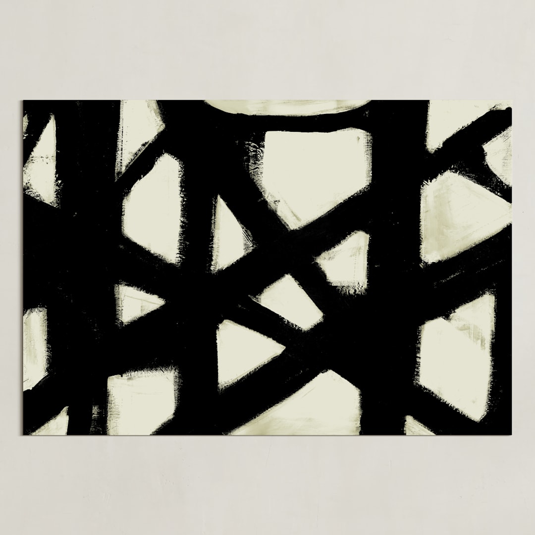 "Missed Connections" - Art Print in Black and White by Ilana Greenberg - Unframed