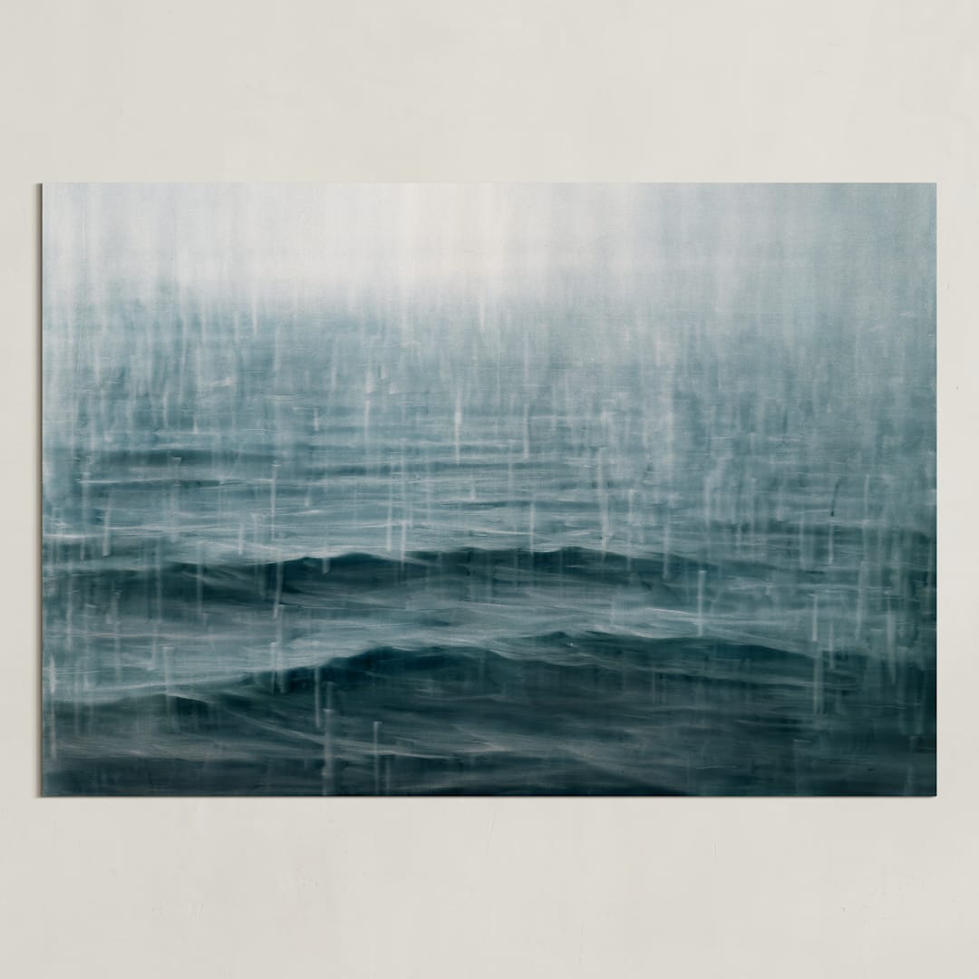 "Snows of Pend Oreille" - Art Print in Night by Brian Sostrom - Unframed