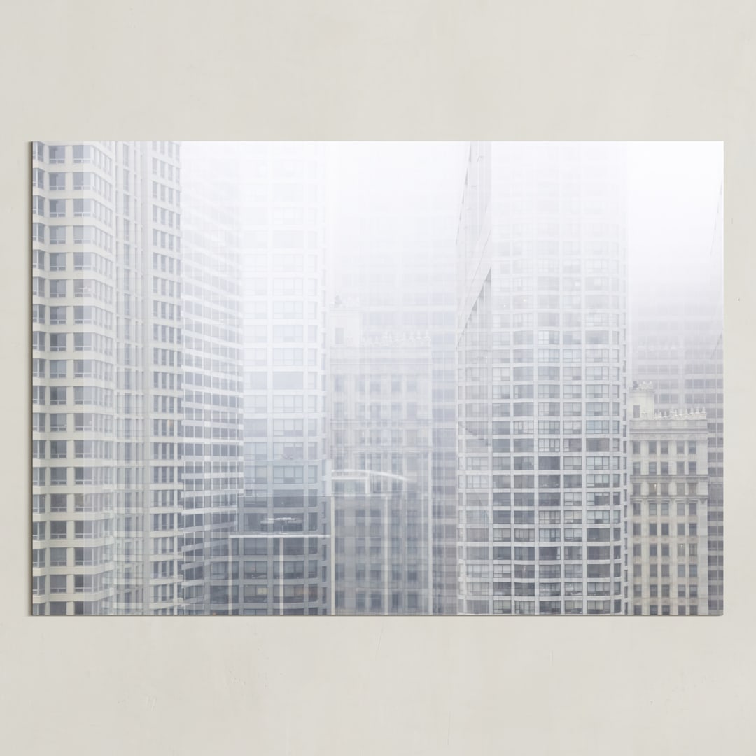 "Layers" - Art Print in Tranquil Gray by Shannon Howard - Unframed