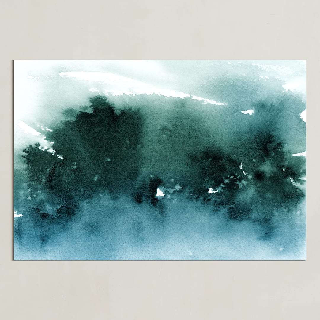 "misty forest" - Art Print in Forest by Lindsay Megahed - Unframed